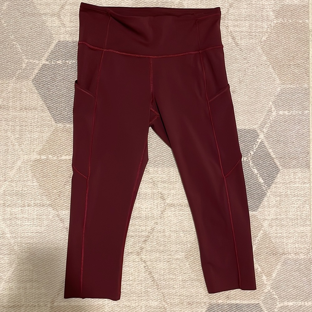 LULULEMON fast and free legging crop